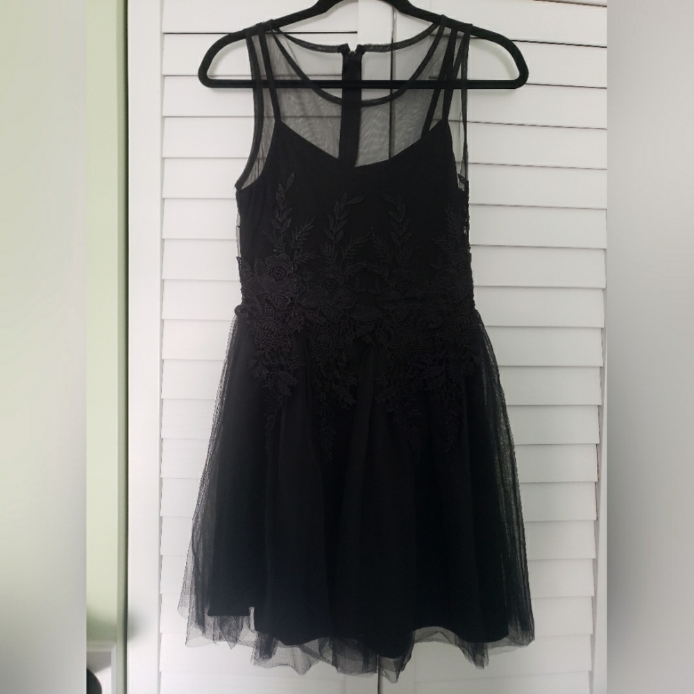 Black Windsor Gothic Dress